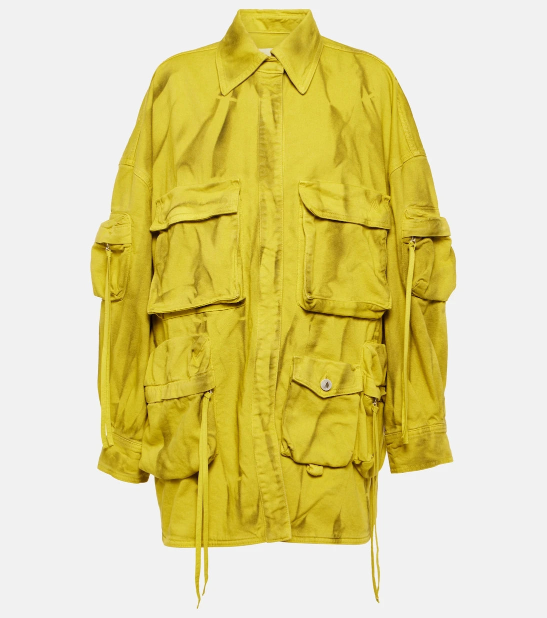 The Attico - Fern cotton biker jacket