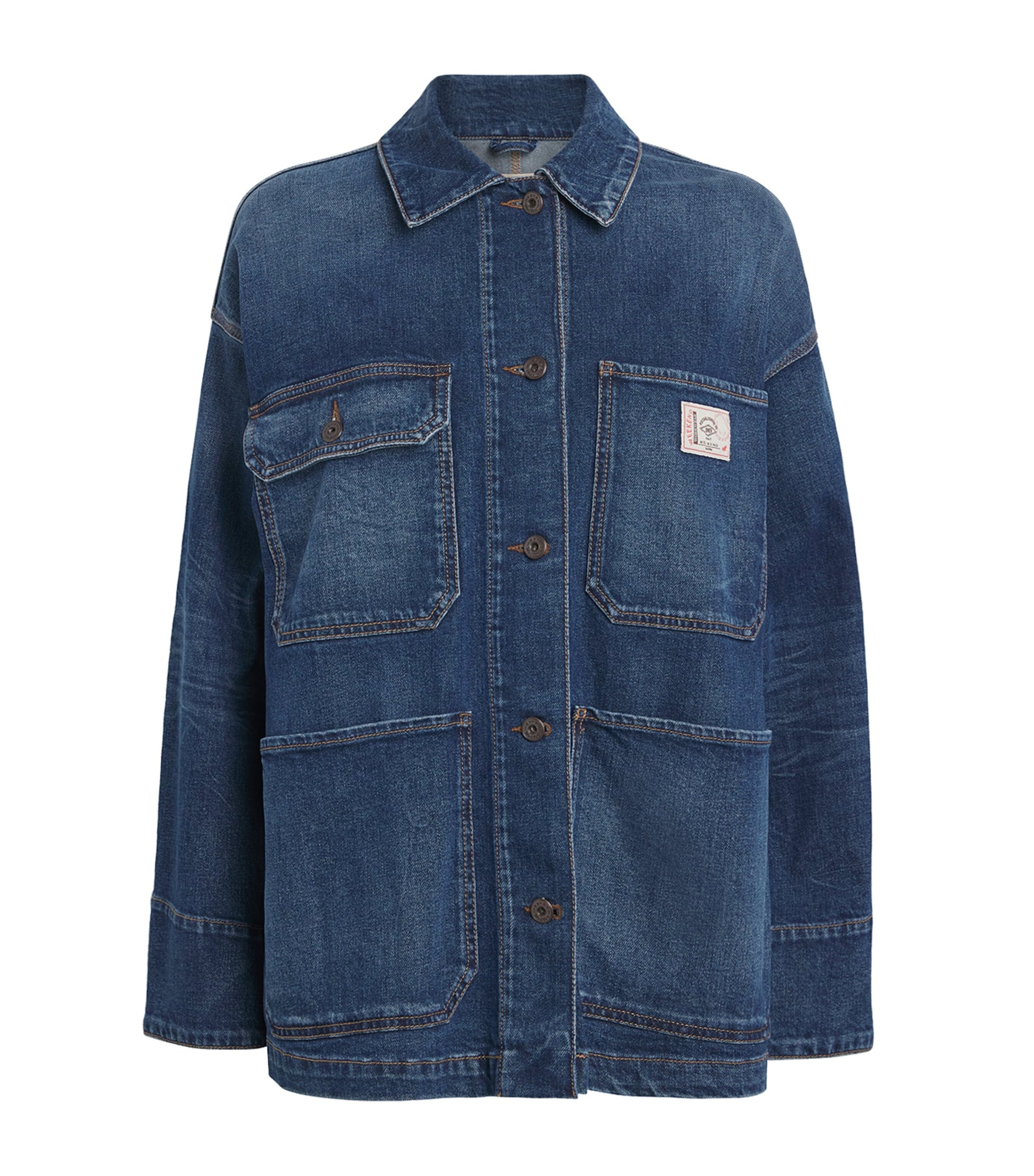 Weekend Max Mara Blue Workwear Denim Jacket