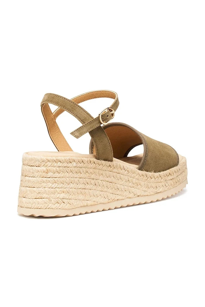 Geox Kadın Deri Sandalet Espadril D ALEMERIA