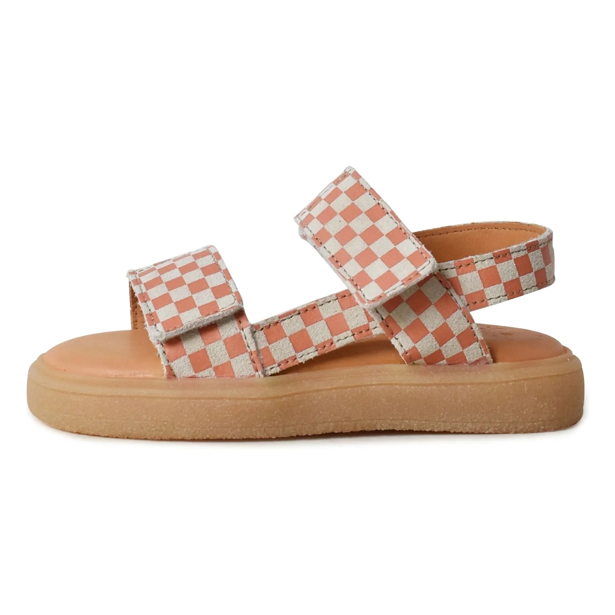 du Loua - Du Malu Carreaux Sandals | Coral