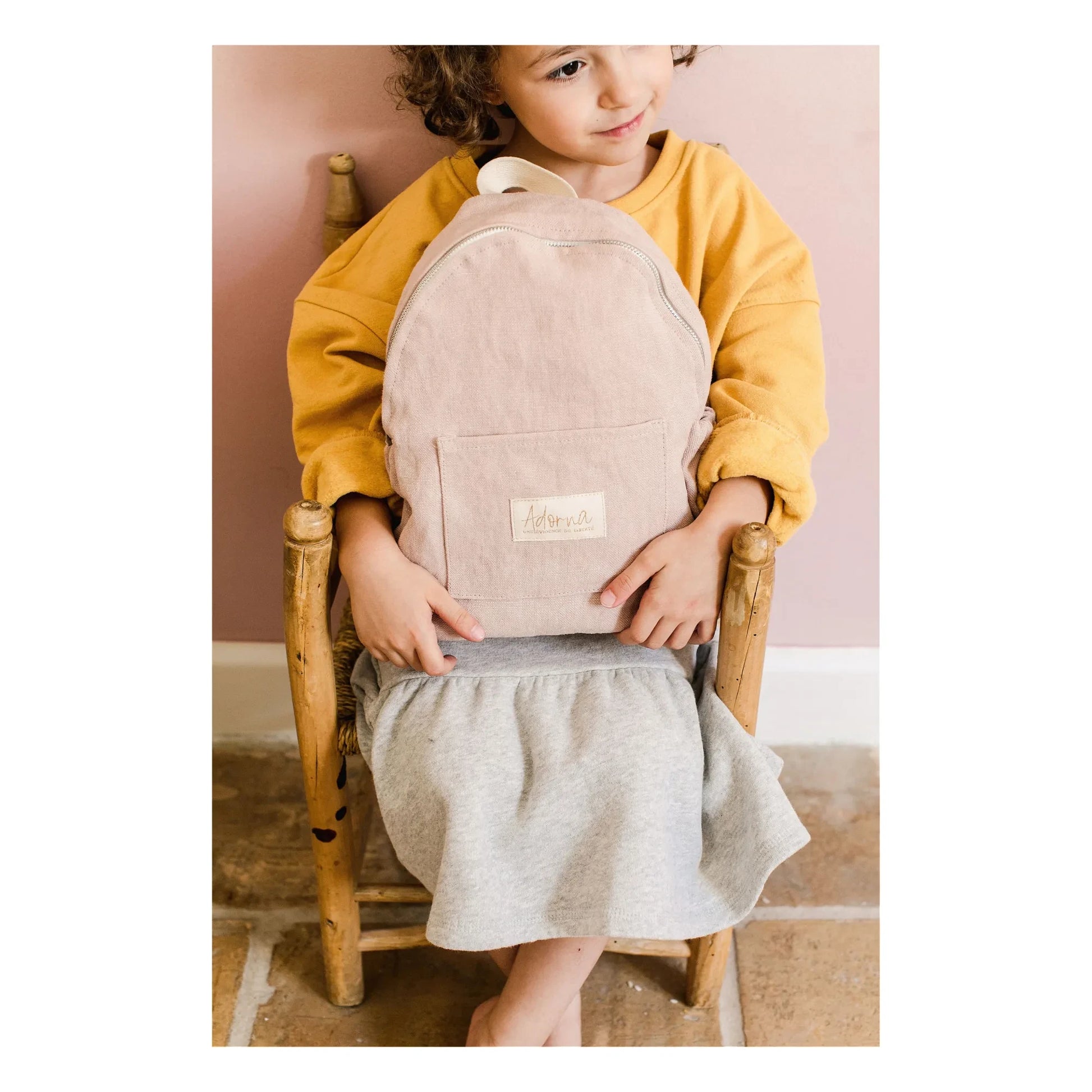 Adorna - Alexia Backpack | Powder pink