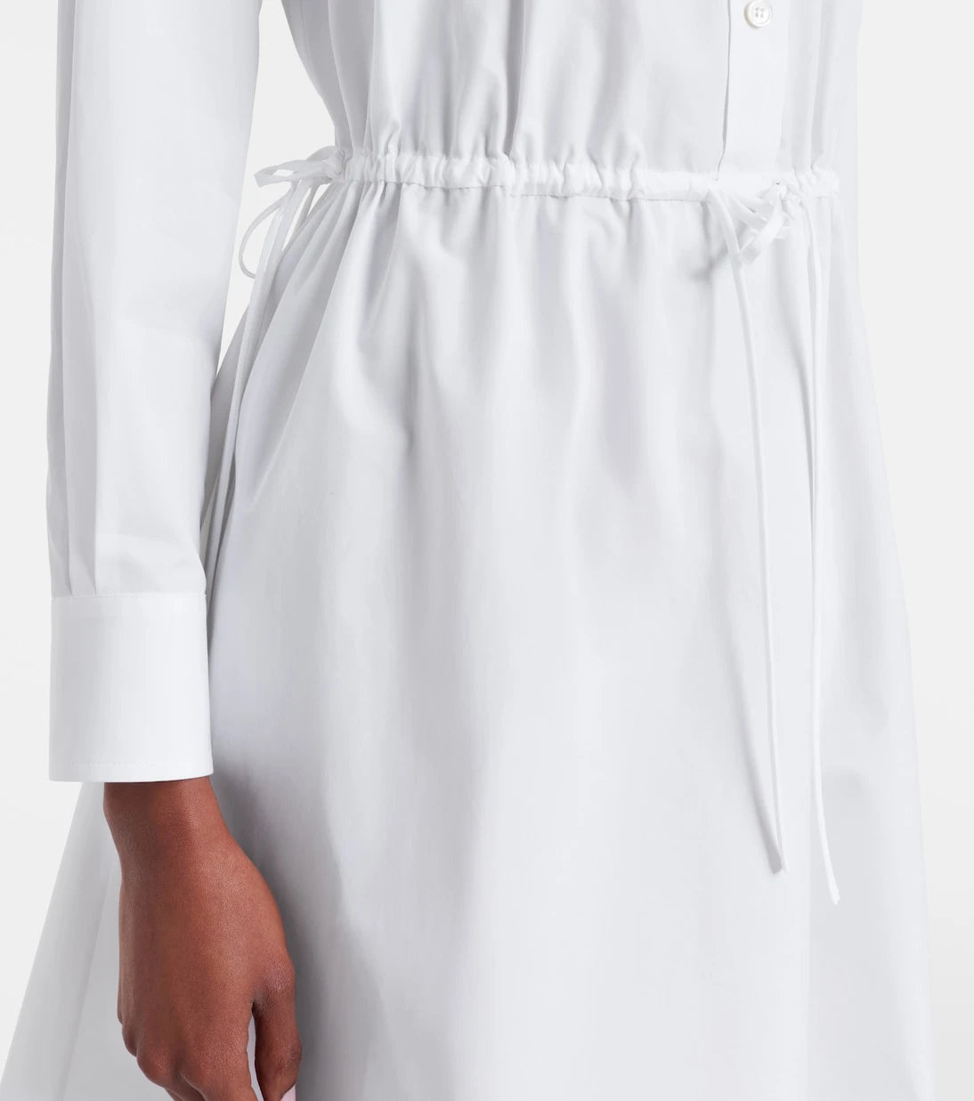 McQueen - Cotton poplin shirt dress