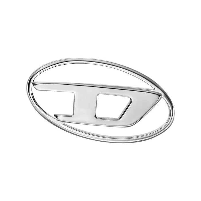 Diesel Erkek Paslanmaz Çelik Küpe Oval D Logo