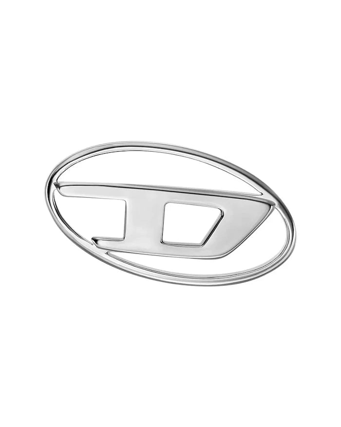 Diesel Erkek Paslanmaz Çelik Küpe Oval D Logo
