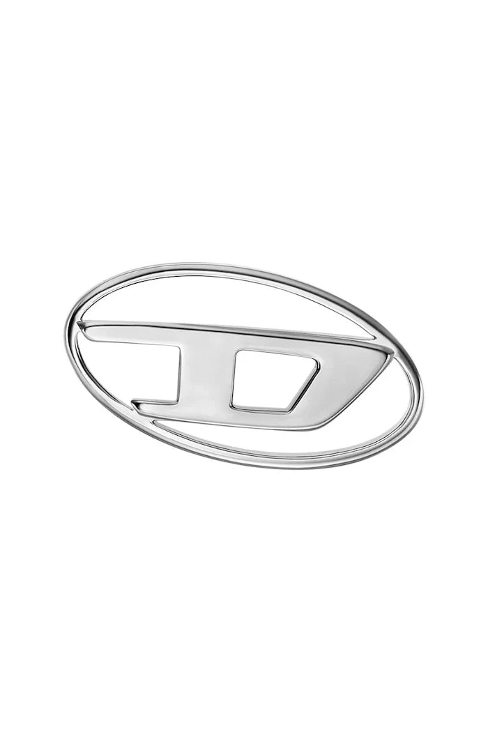 Diesel Erkek Paslanmaz Çelik Küpe Oval D Logo