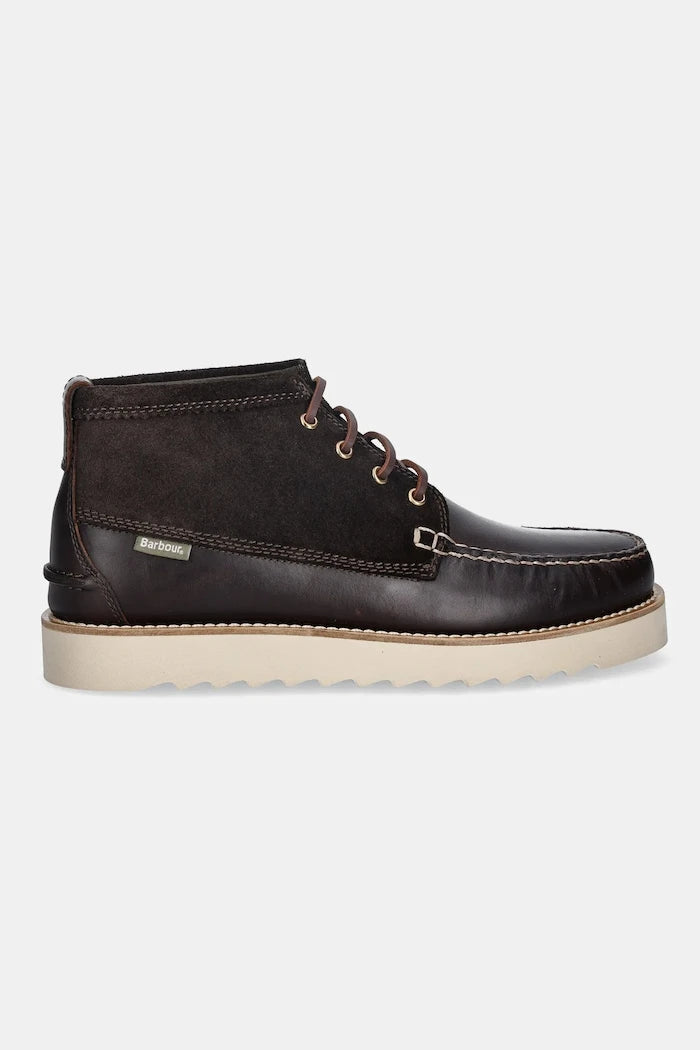Кожени обувки Barbour Hadston