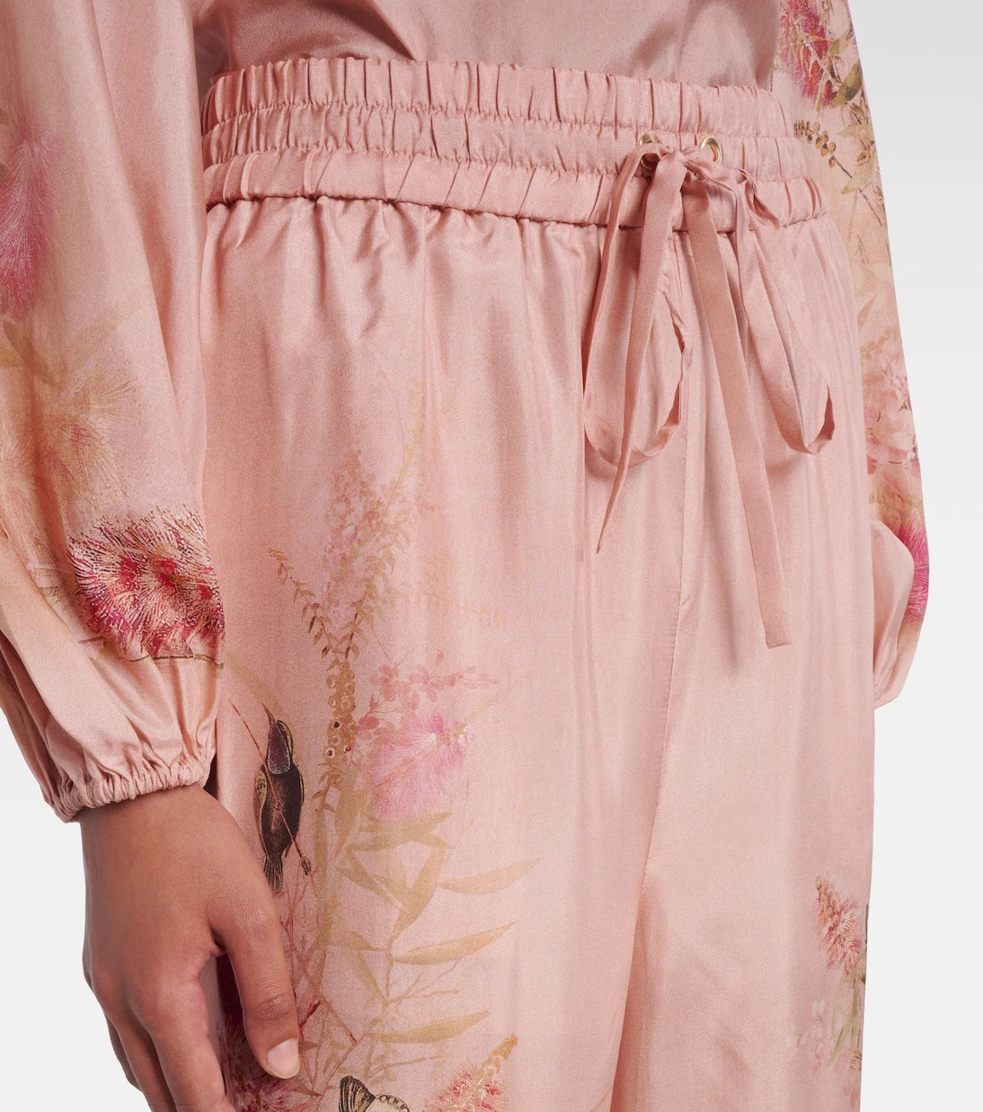 Zimmermann - Cascadian floral silk wide-leg pants