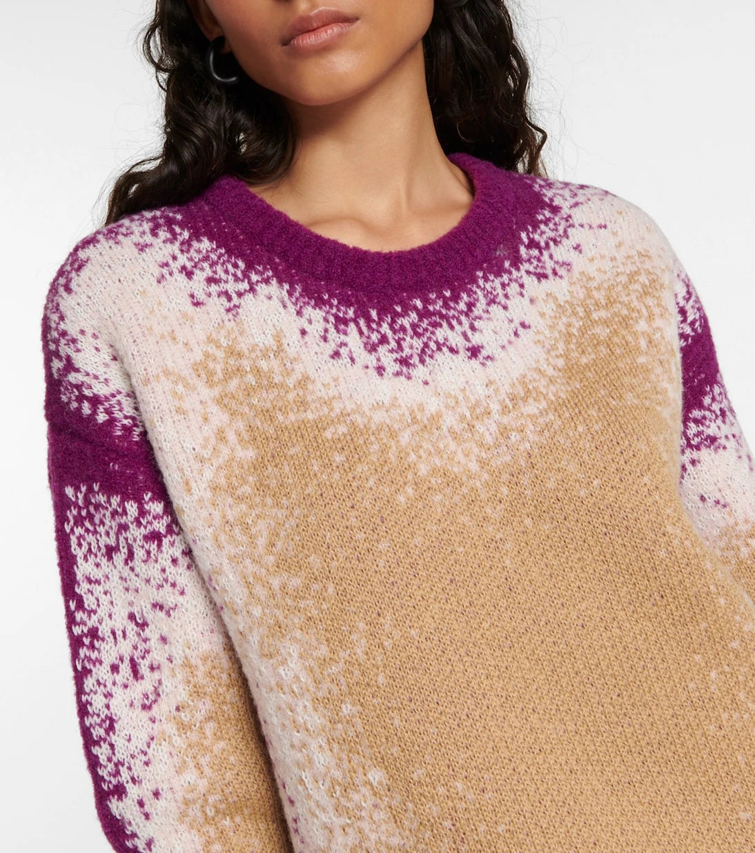 Y/Project - Intarsia wool-blend sweater