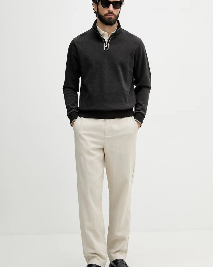 BOSS Erkek Pamuklu H-Sidney Sweatshirt