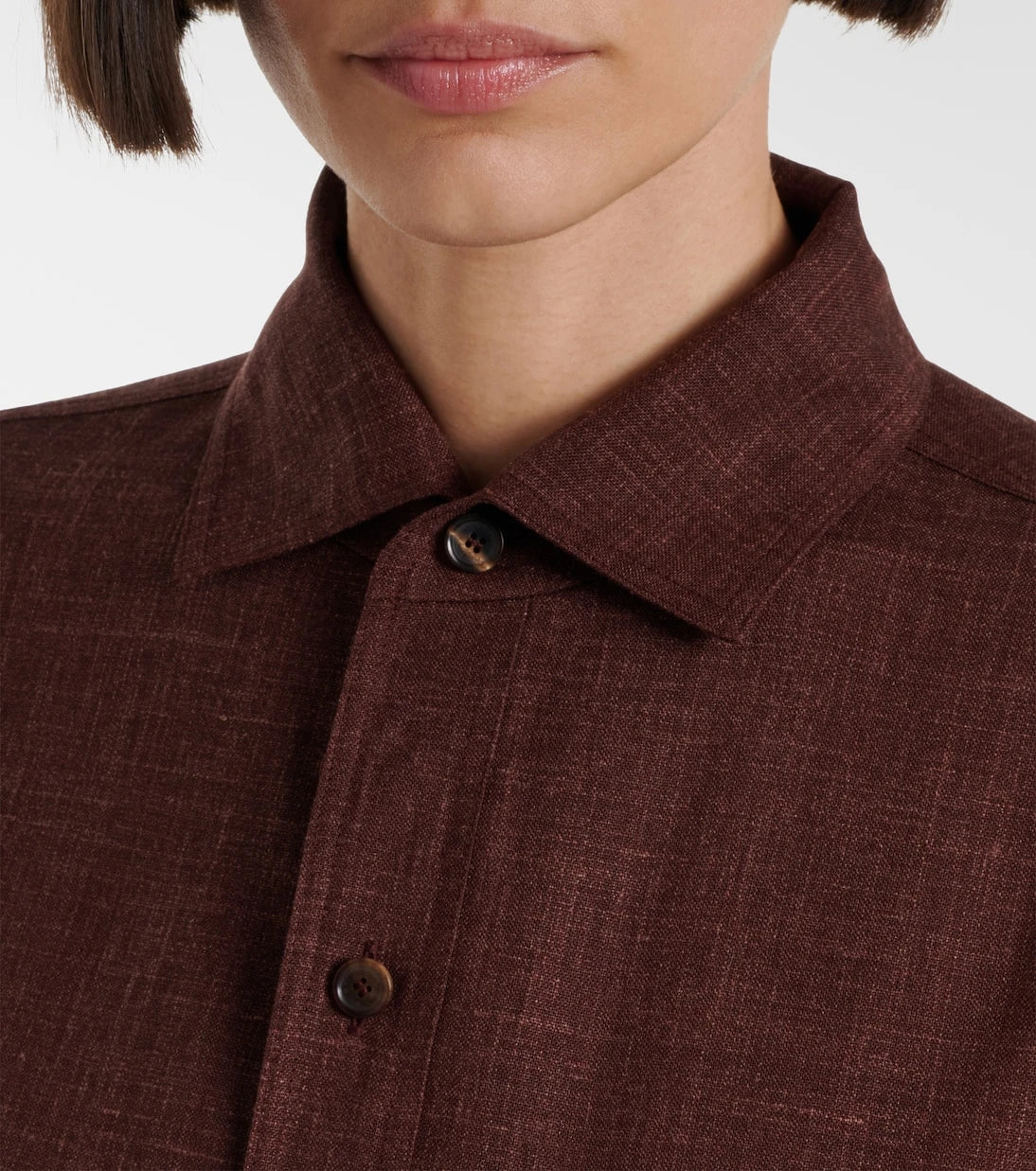 Loro Piana - Ida wool, silk, and linen shirt