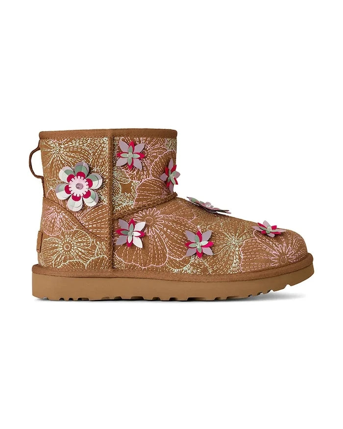 UGG W Classic Mini Meadow Süet Bot