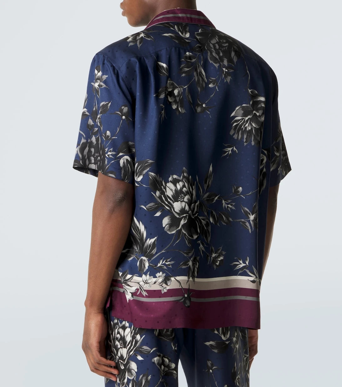 Dolce&Gabbana - Printed silk bowling shirt