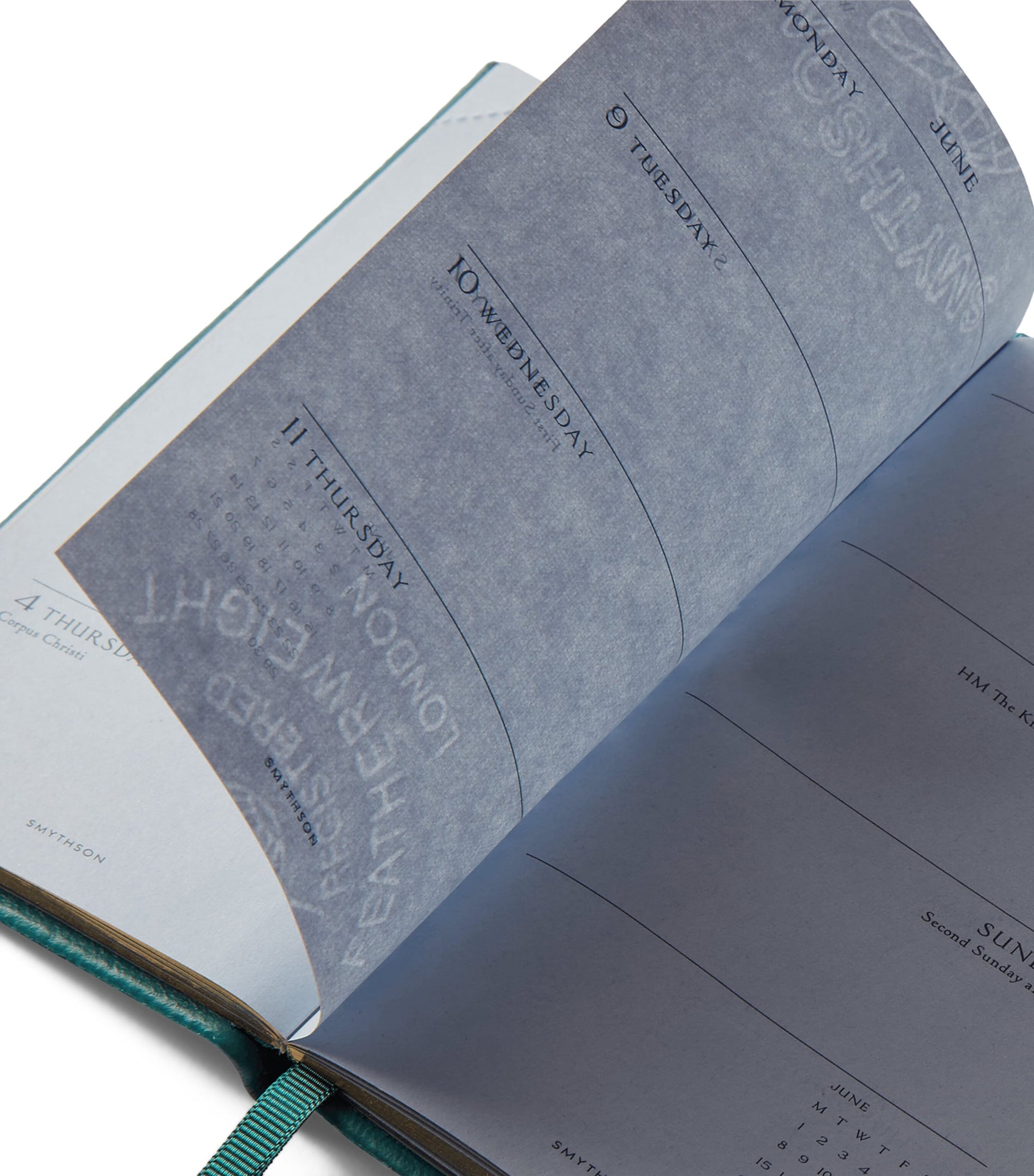 Panama Leather 2026 Diary with Pencil