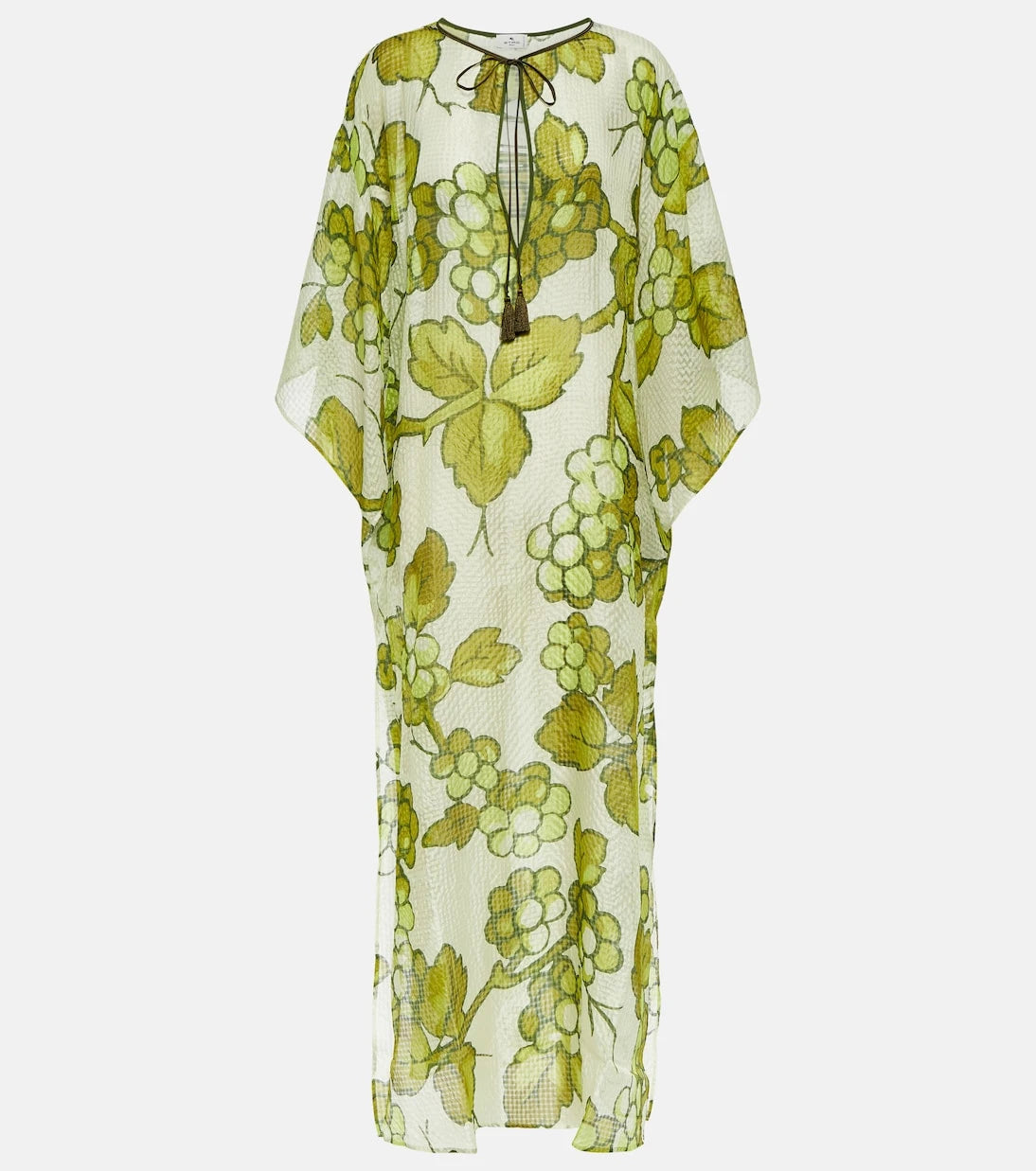 Etro - قفطان من الحرير المطبوع