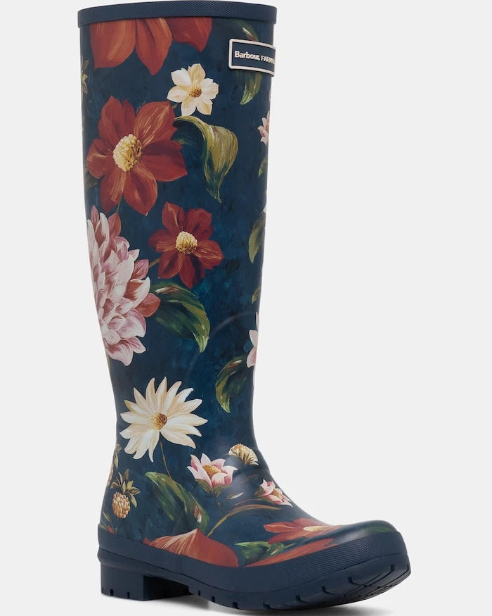 Barbour Kadın Lastik Çizme Barbour x Farm Rio Wild Flower Welly