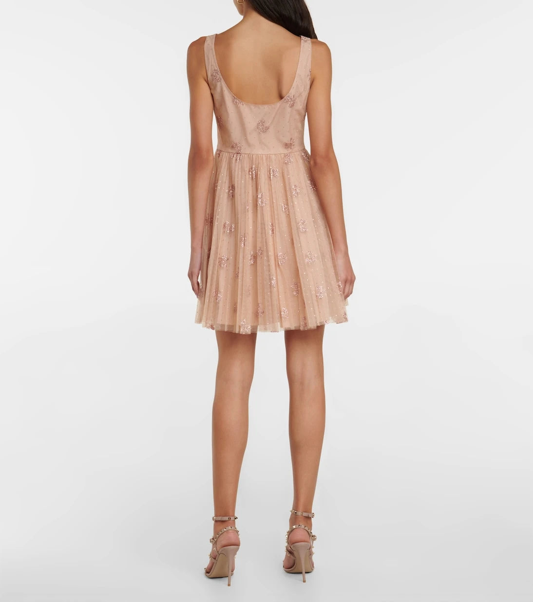 REDValentino - Glitter tulle minidress