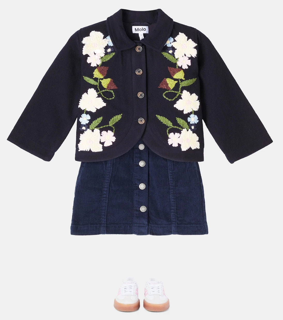 Molo - Harmoney floral wool-blend jacket