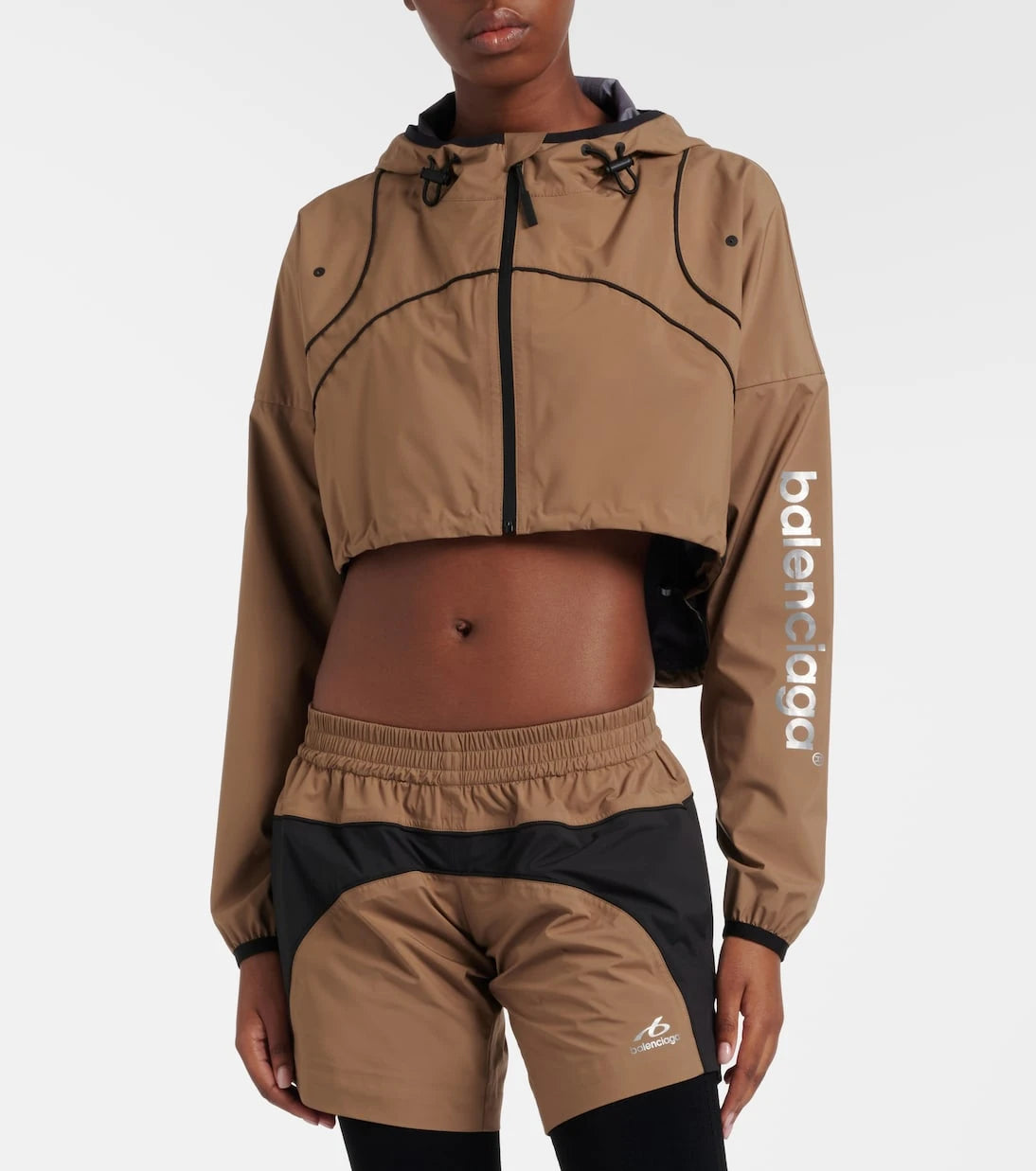 Balenciaga - Cropped taffeta jacket