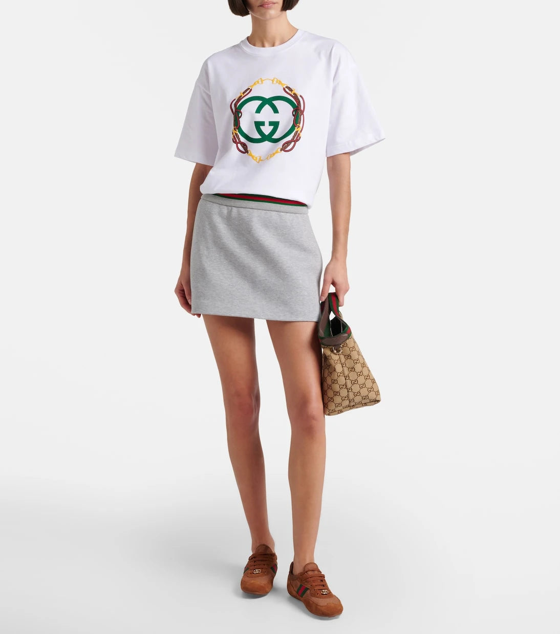 Gucci - Interlocking G cotton jersey T-shirt