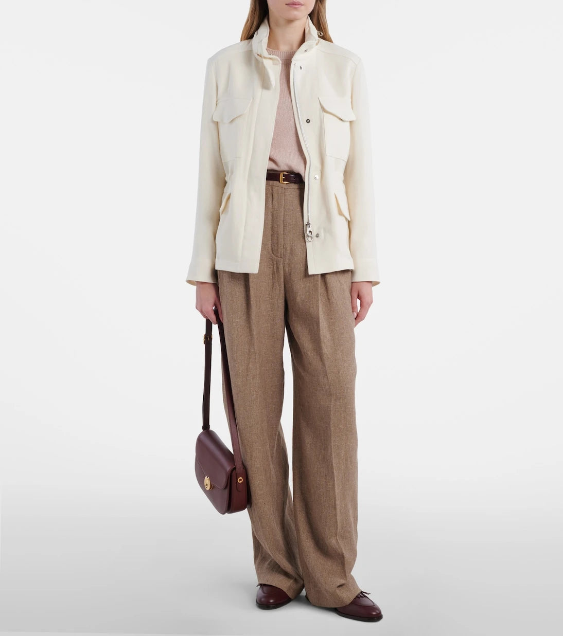 Loro Piana - Traveller Mini linen crêpe field jacket