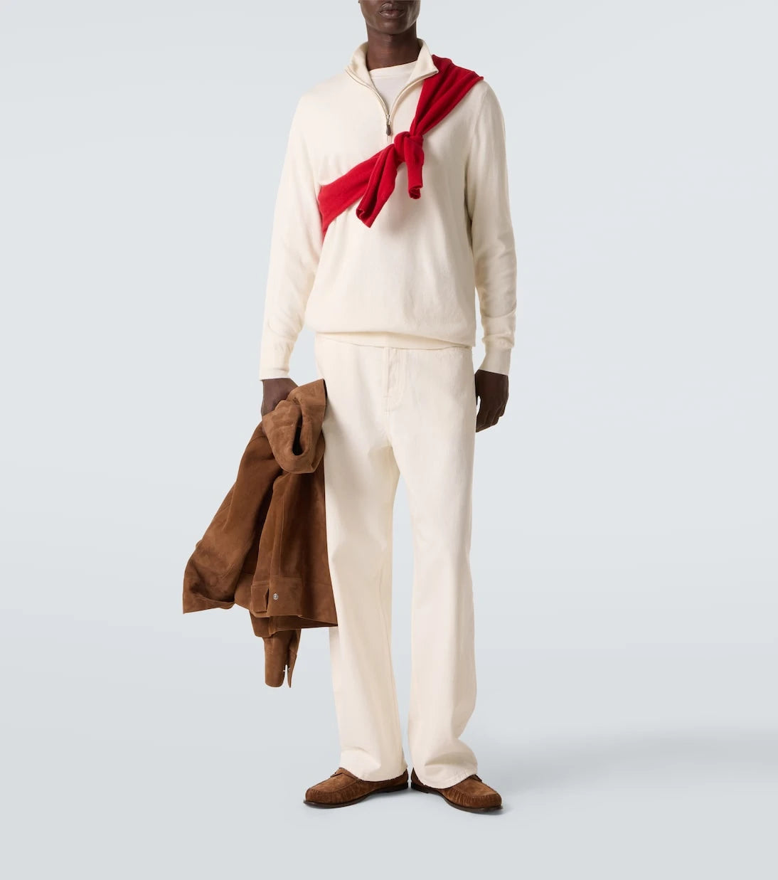 Arch4 - Mr Fenchurch cashmere half-zip sweater