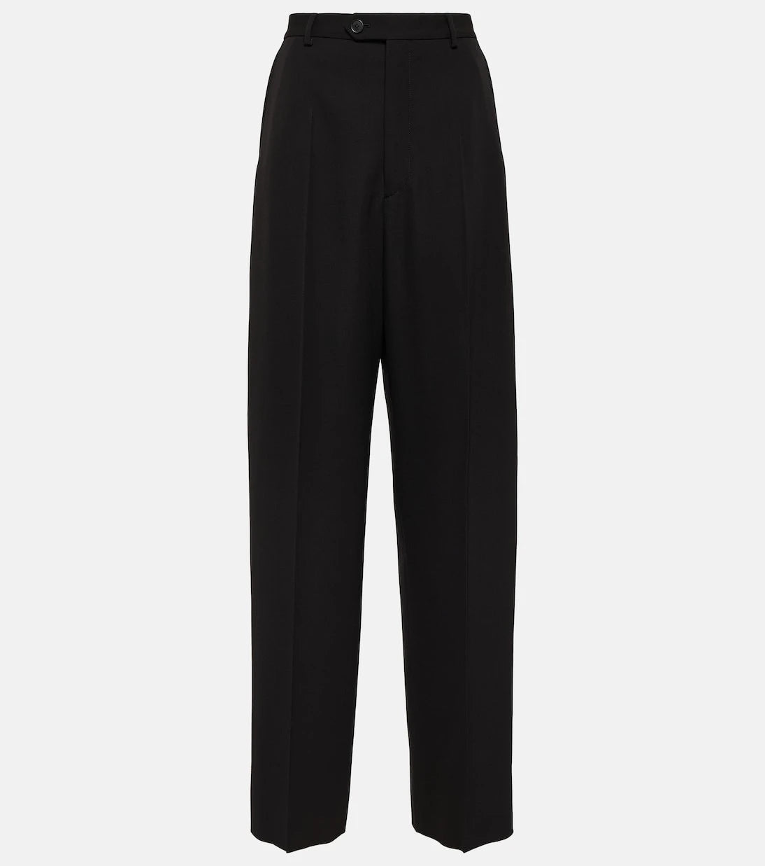 Balenciaga - Mid-rise wool wide-leg pants