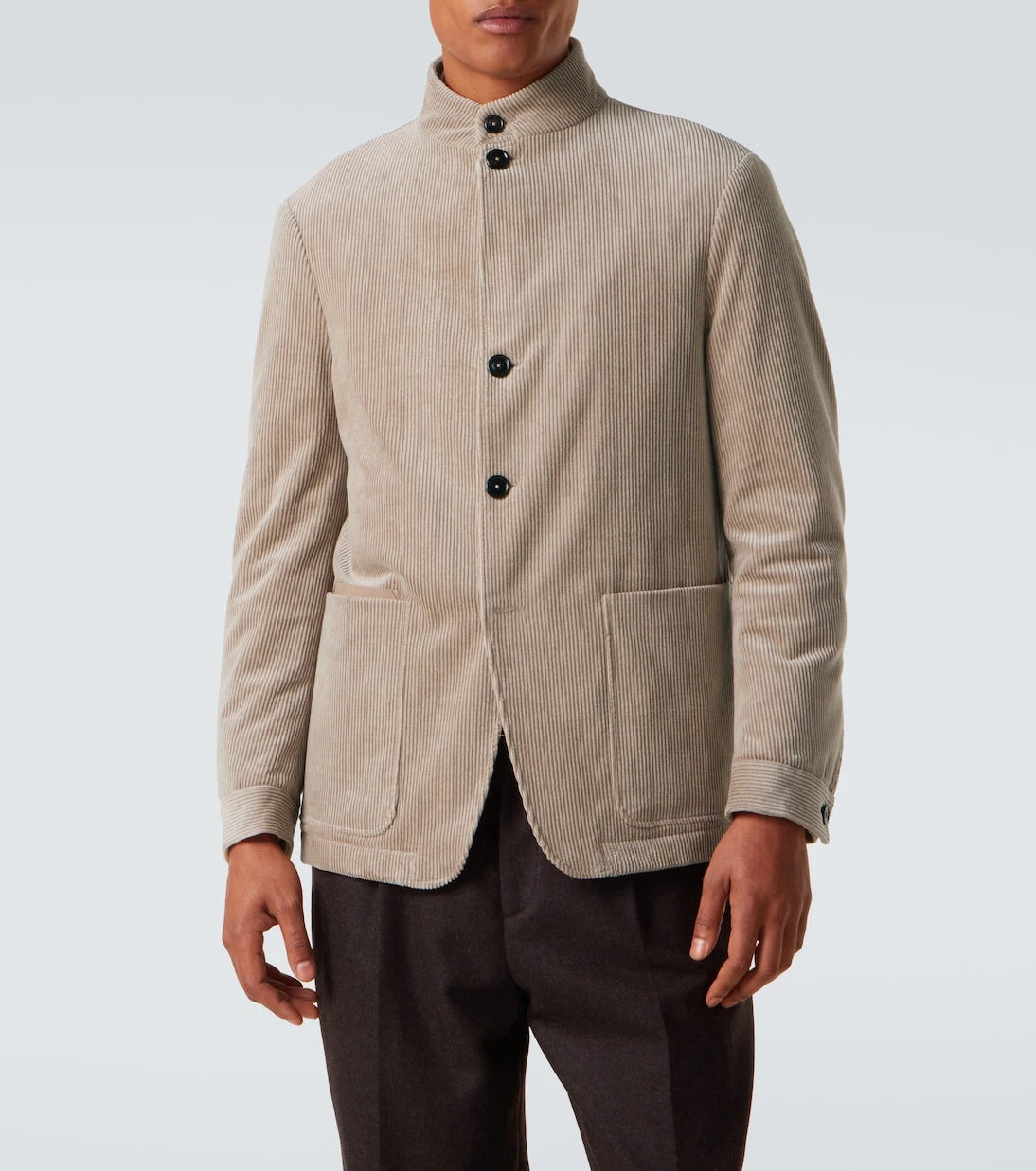 Zegna - Conte cotton and cashmere corduroy jacket