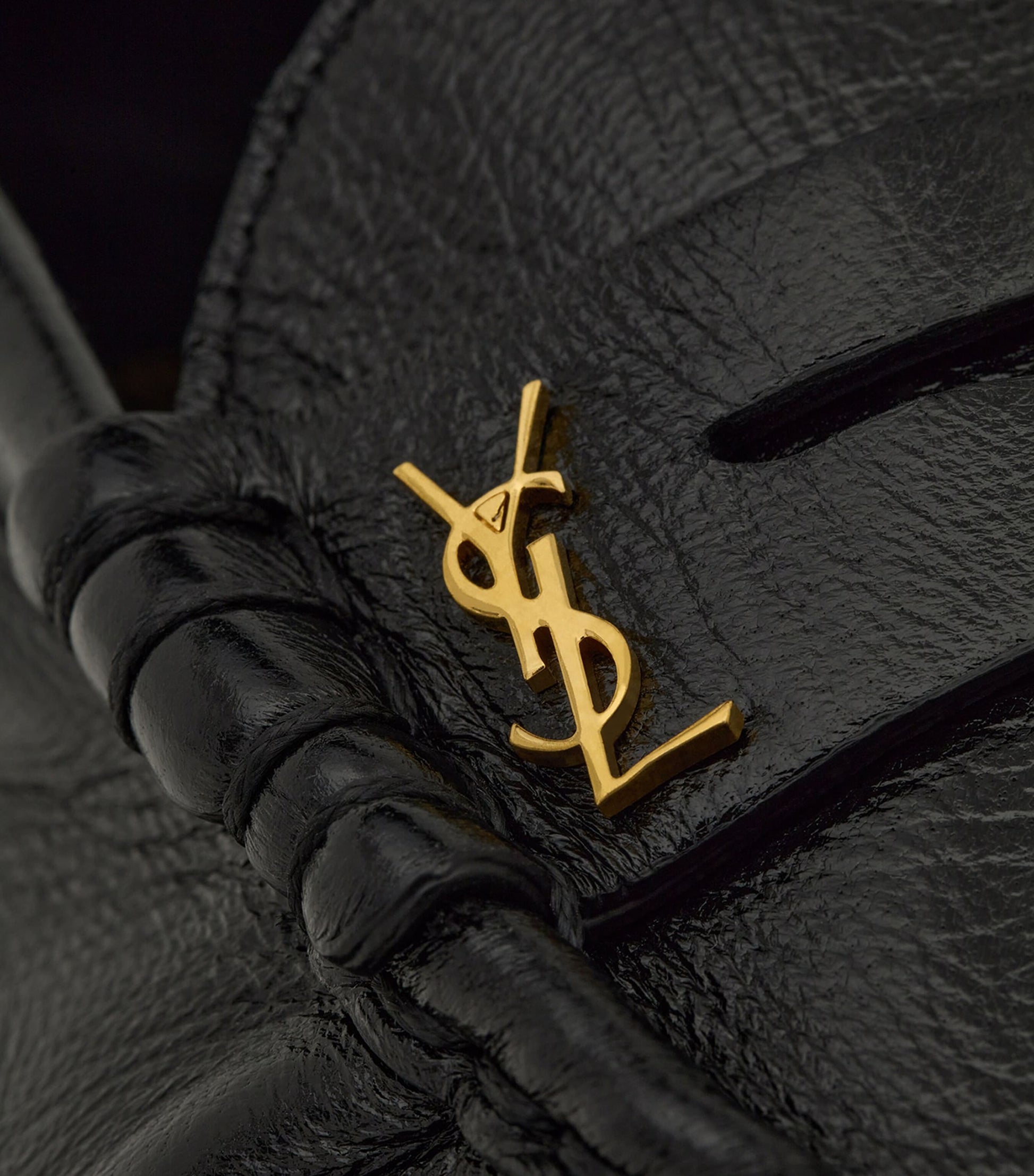 Saint Laurent Black Leather Le Loafers