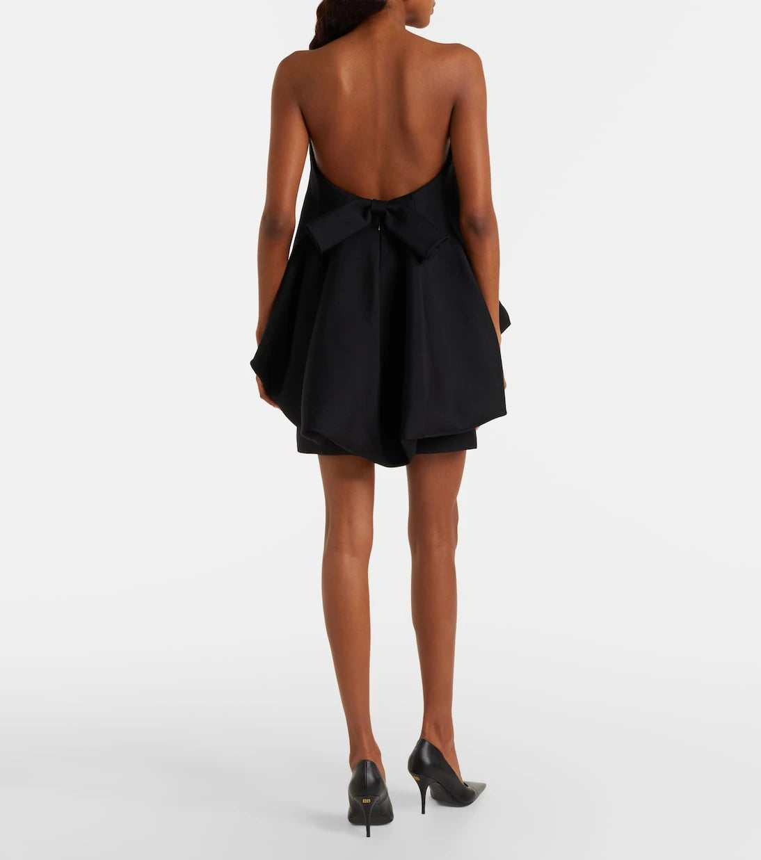 Balenciaga - فستان بتصميم البستييه بكسرات الببلوم