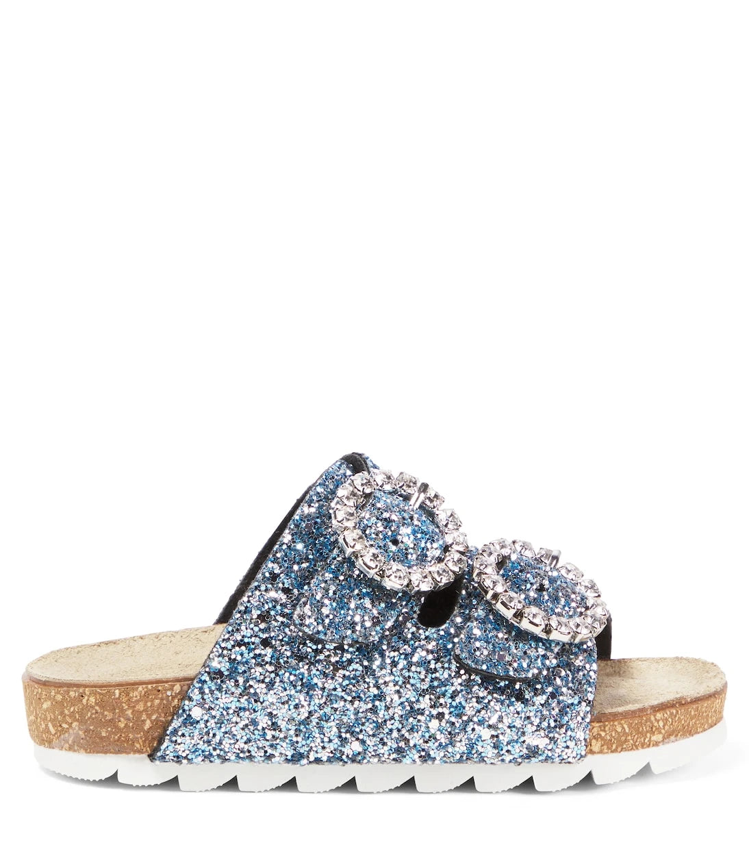 Monnalisa - Glitter embellished sandals