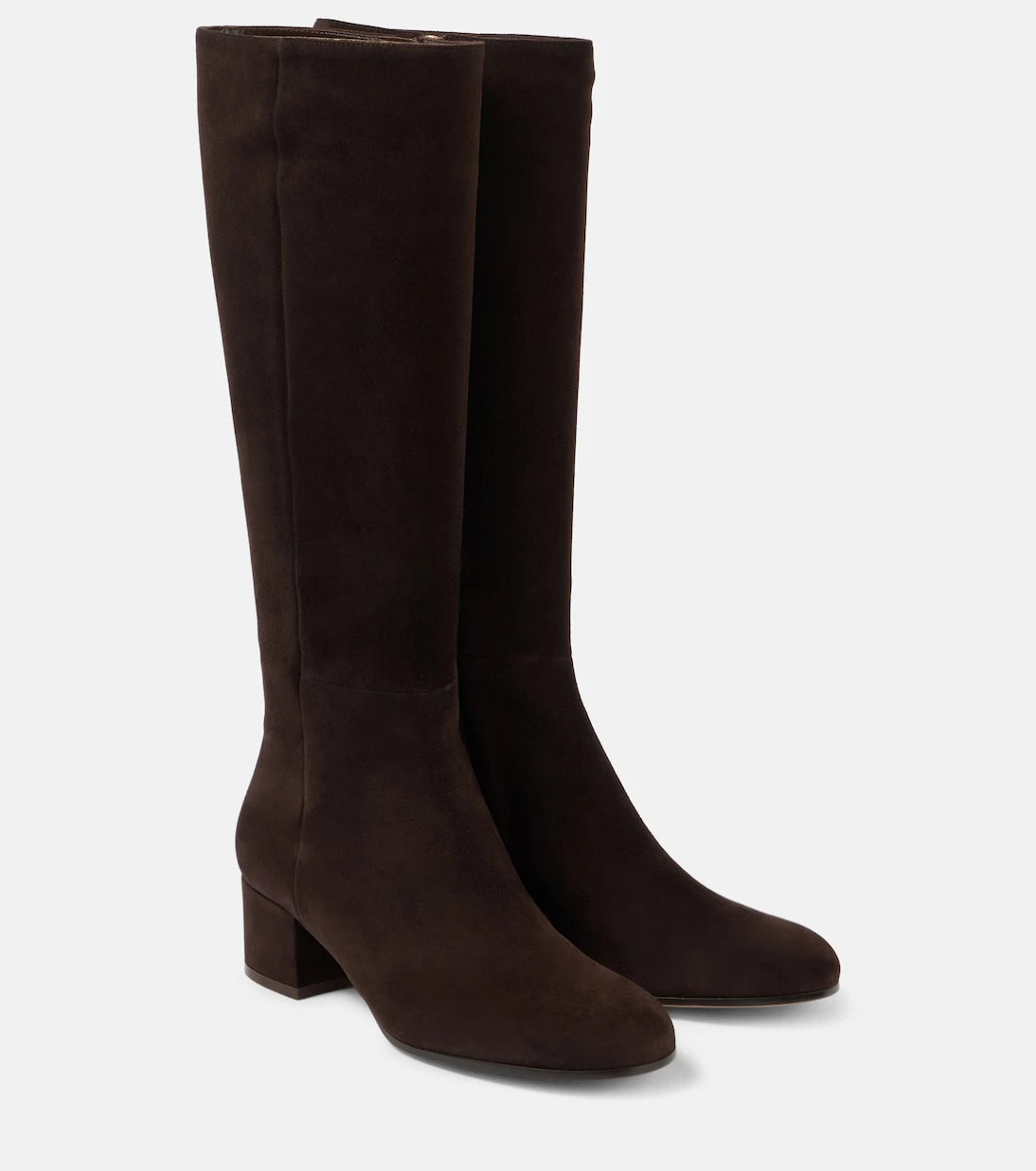 Gianvito Rossi - 45 suede knee-high boots