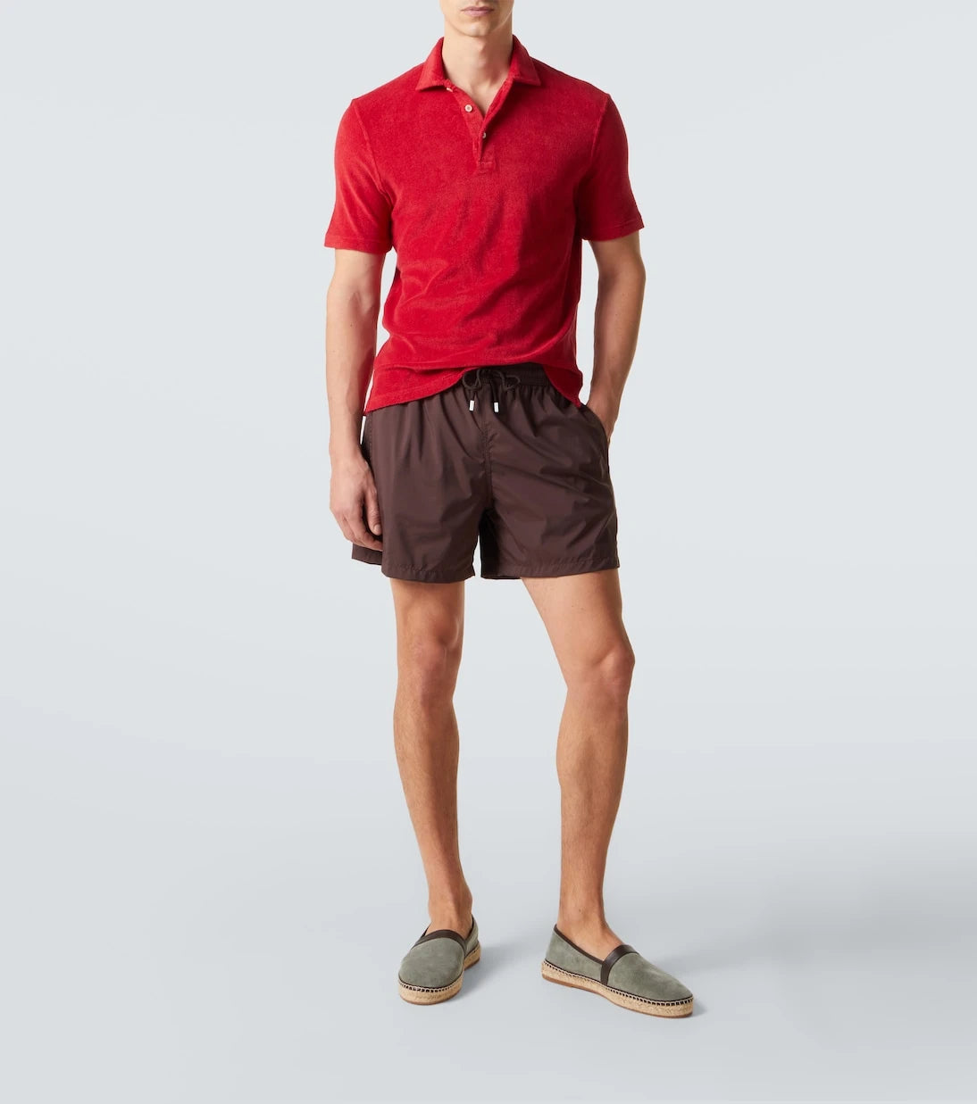 Fedeli - Mondial cotton terry polo shirt