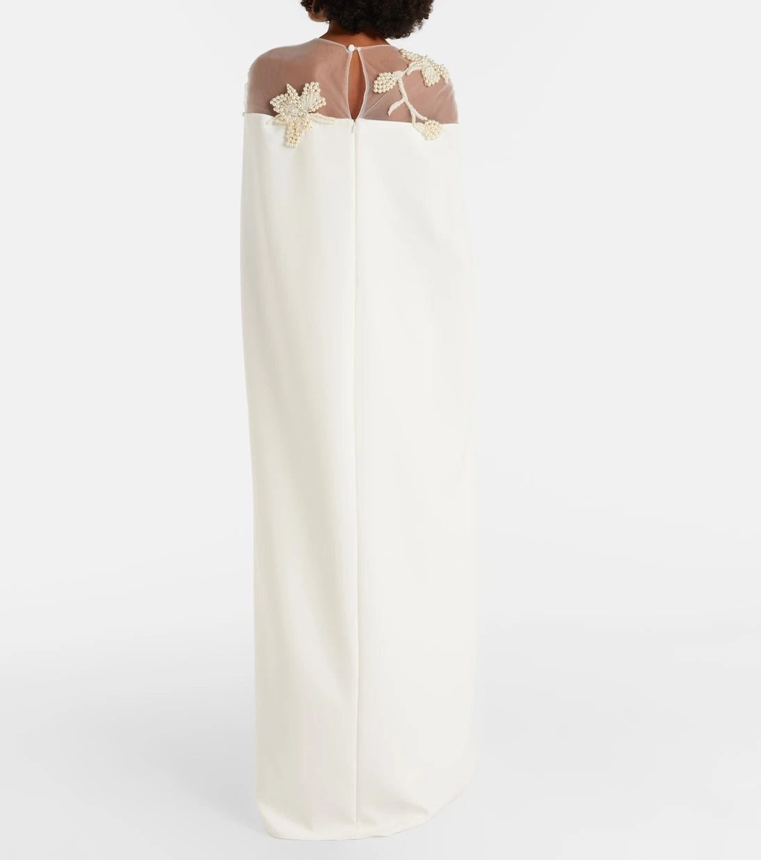 Safiyaa - Bridal Ambere embellished crêpe gown
