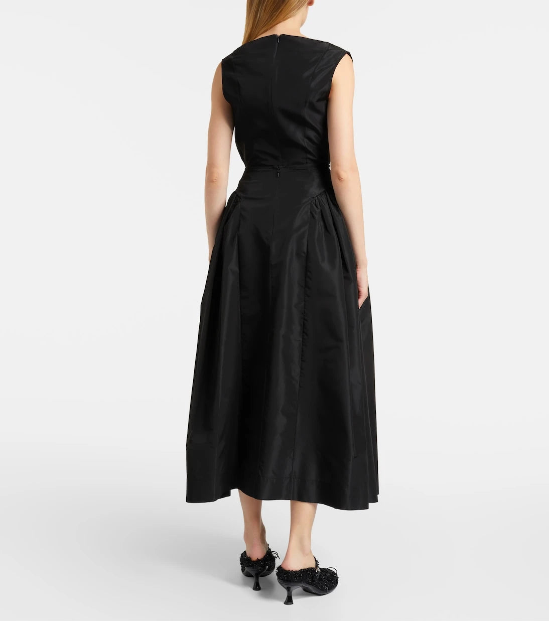 Simone Rocha - Taffeta midi skirt