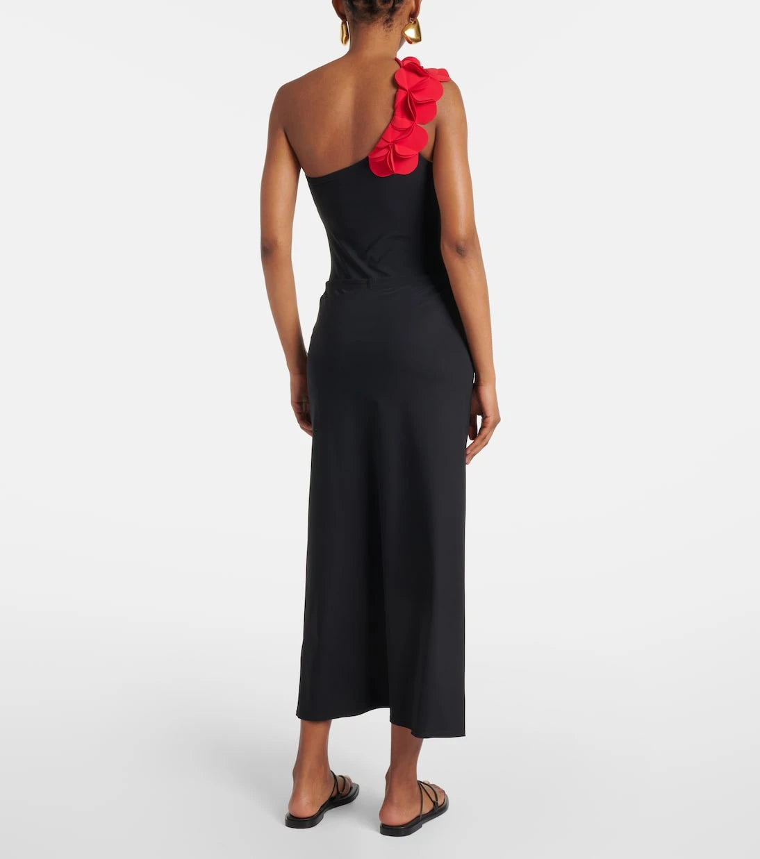 Karla Colletto - Floral-appliqué beach cover-up