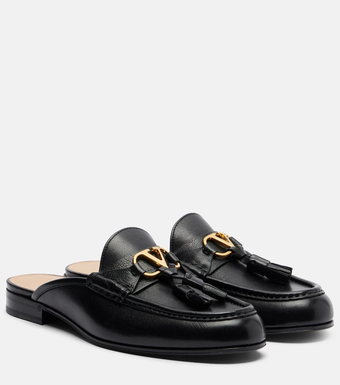 Valentino Garavani - VLogo tasseled leather mules