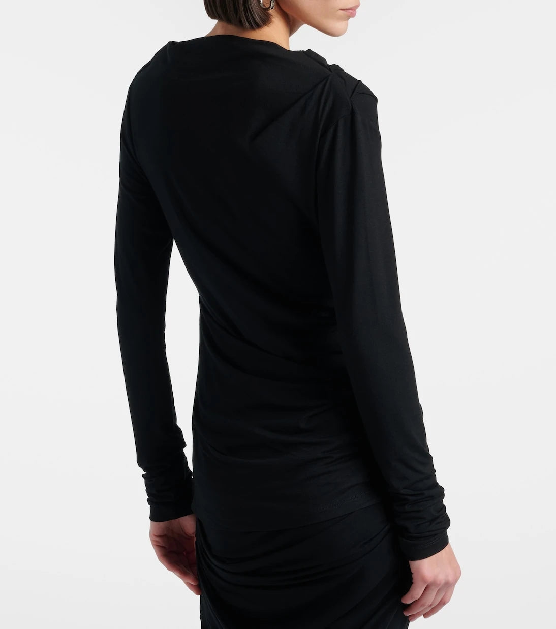 Entire Studios - Draped jersey top