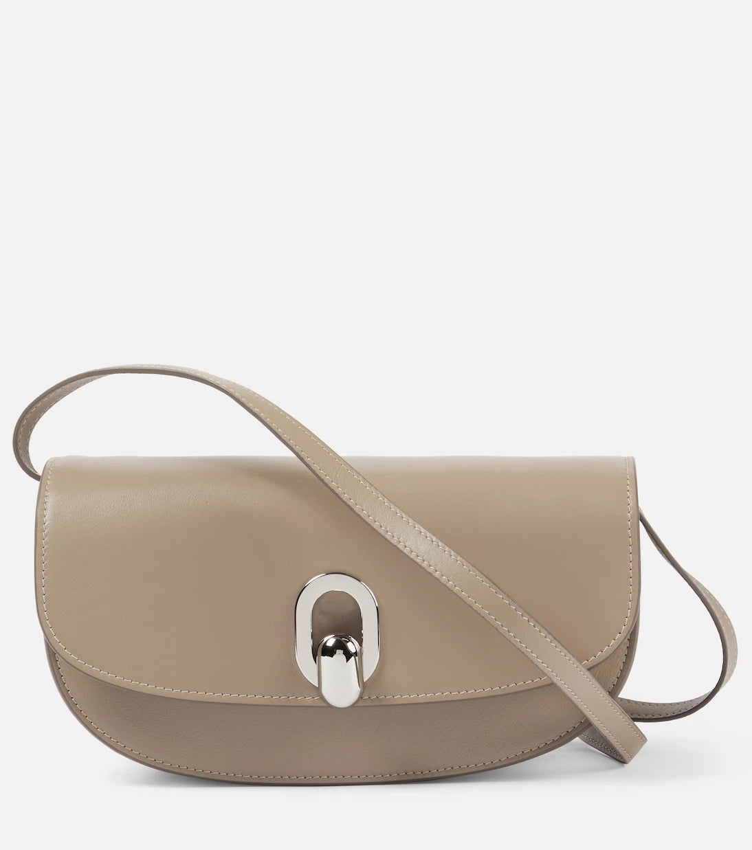 Savette - Tondo Crescent leather shoulder bag