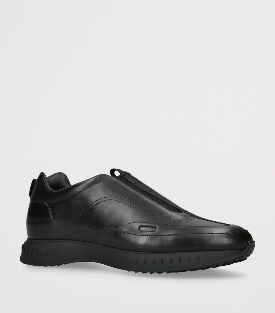 John Lobb Leather Stream Laced Sneakers