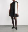 Max Mara Black Bow-Neck Mini Dress