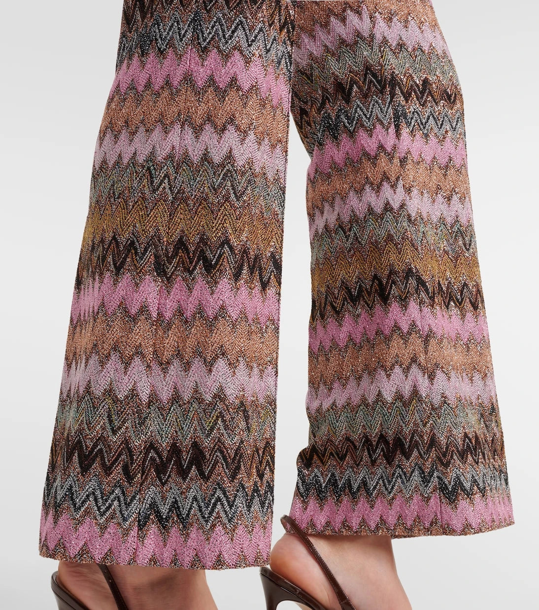 Missoni - Zig Zag metallic flared pants