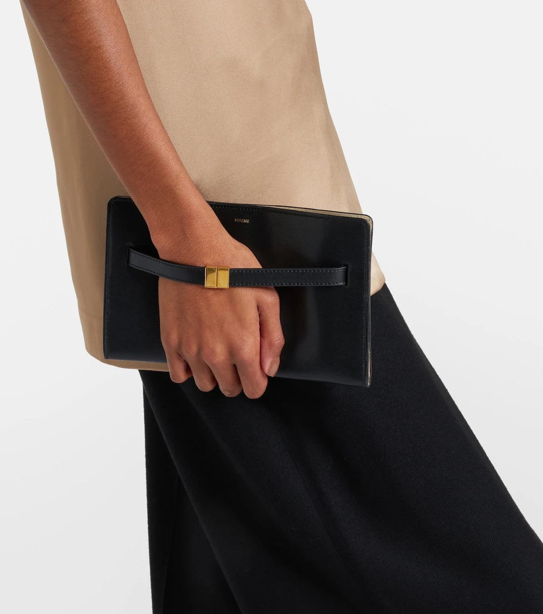Toteme - Small leather crossbody bag