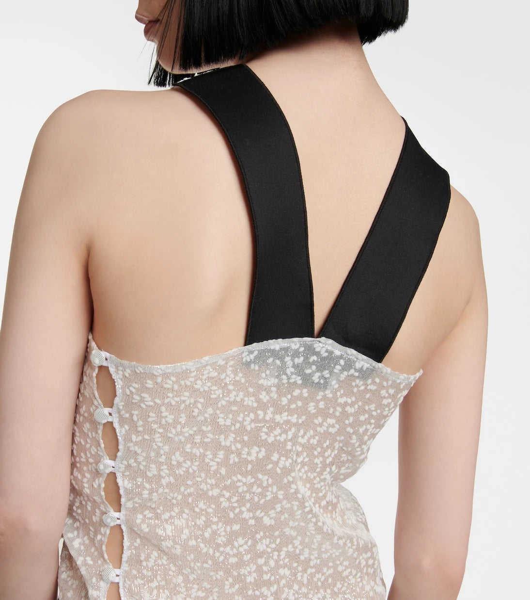 Coperni - Embellished halterneck minidress