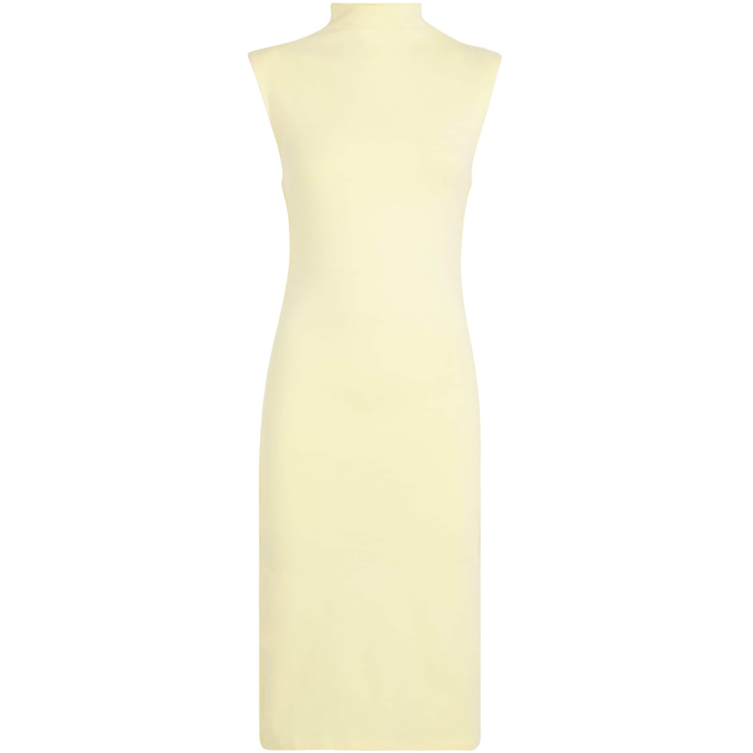 Jersey High-Neck Mini Dress