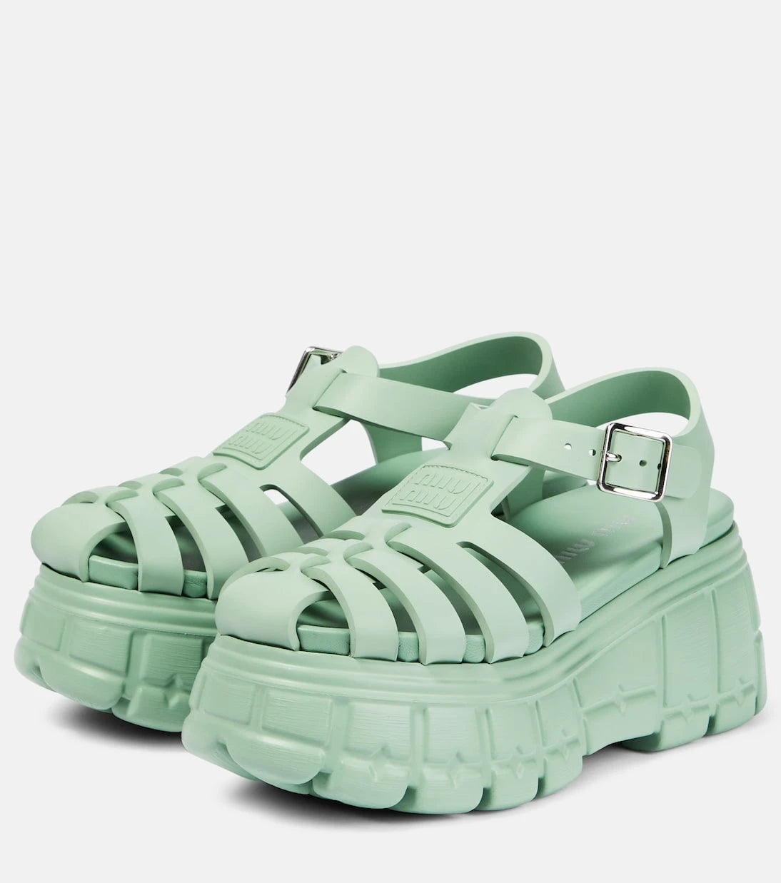 Miu Miu - Fisherman EVA platform sandals