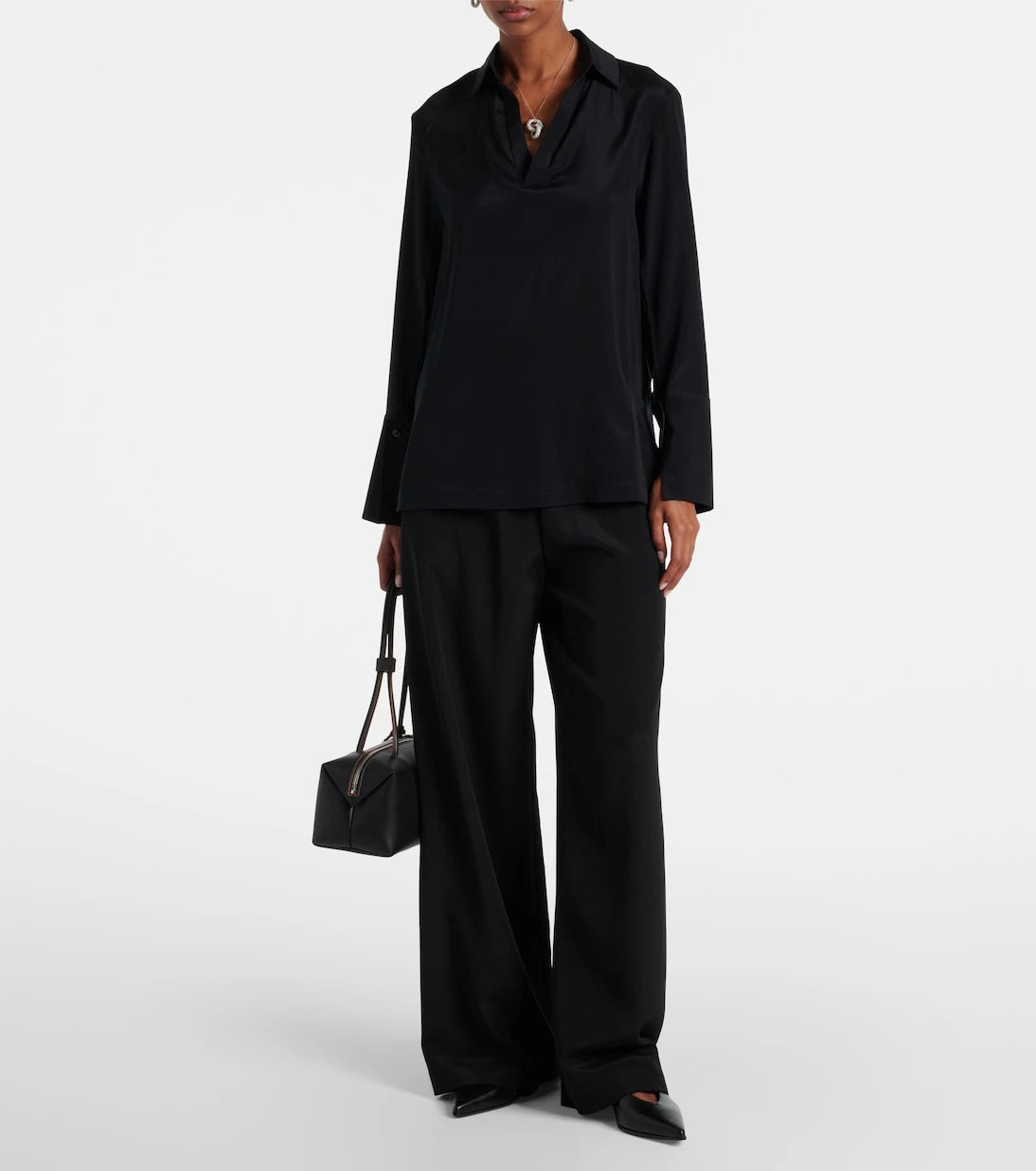Max Mara - Dover silk-blend cady blouse