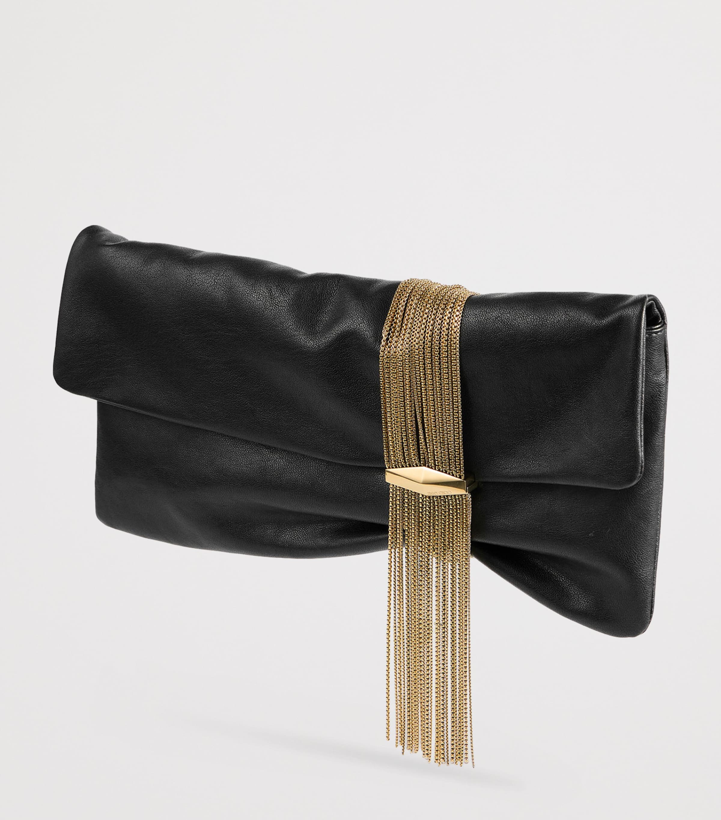 Jimmy Choo Multi Zandra Biker Leather Clutch Bag