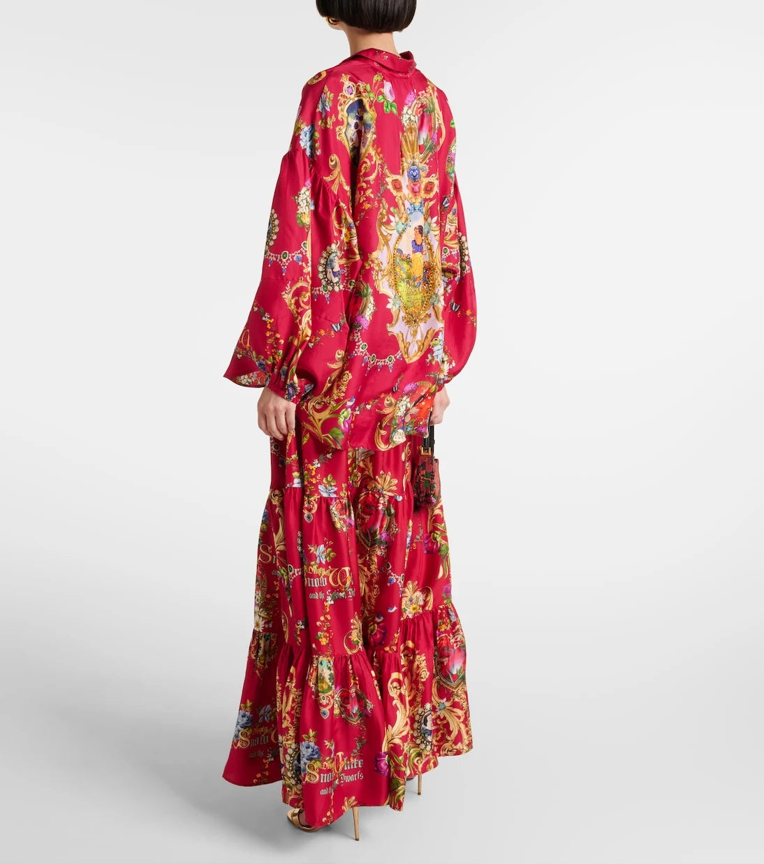 Camilla - Printed silk shirt
