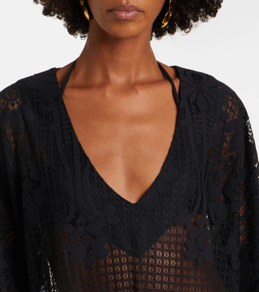 Melissa Odabash - Yasin cotton-blend lace kaftan