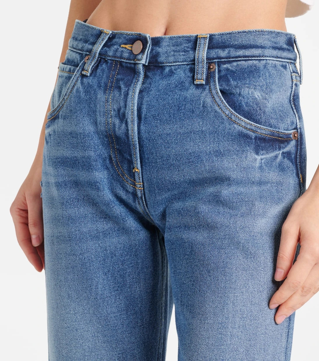 Prada - Mid-rise straight jeans